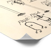 MünzparkMeter 1938 Patent Art Old Peper Poster (Ecke)