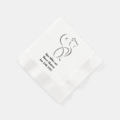 Münzrand Hochzeit Napkins Serviette (Ecke)