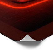 Münzrücklaufbahn einsetzen poster (Ecke)