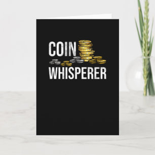 Münzsammelgeschenk Coin Collector Numismatiker Karte