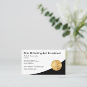 Münzsammelkarten und Numismernkarten Visitenkarte (Stehend Vorderseite)