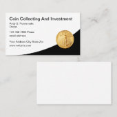 Münzsammelkarten und Numismernkarten Visitenkarte (Vorne/Hinten)