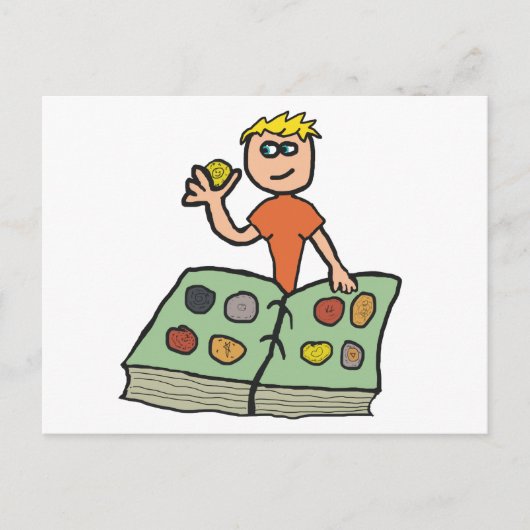 Münzsammeln Postkarte (Vorderseite)