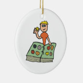 Münzsammelzahl Keramik Ornament (Rechts)