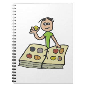 Münzsammelzahl Notizblock