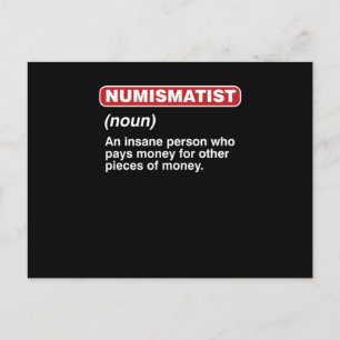 Münzsammler Händler Devisenmarken Numi Postkarte