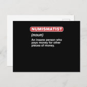 Münzsammler Händler Devisenmarken Numi Postkarte (Vorne/Hinten)