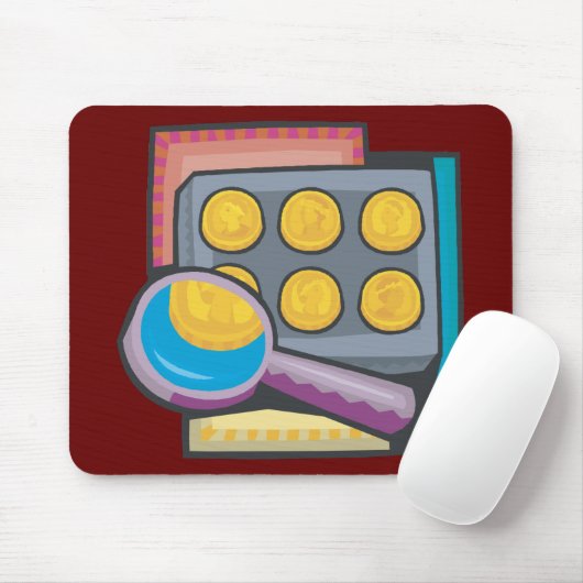 Münzsammler Mousepad (Mit Mouse)