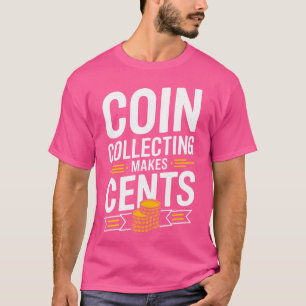 Münzsammlung macht Cents-Münzen zu Münzprägungen T-Shirt