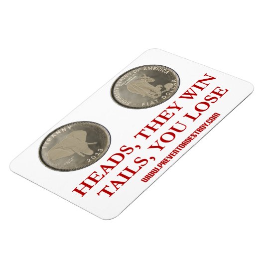 Münzwurf Magnet (Linke Seite)