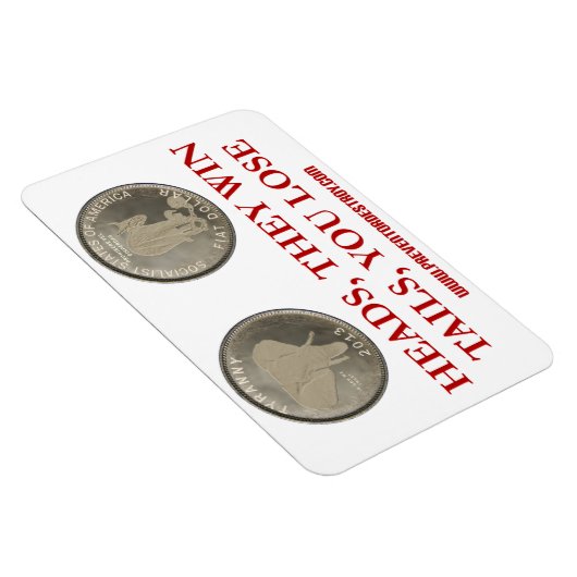 Münzwurf Magnet (Rechte Seite)