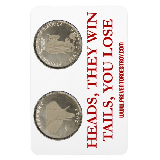 Münzwurf Magnet (Vertikal)