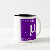 Muon (linkshändig) zweifarbige tasse (VorderseiteRechts)