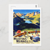Muottas Muragl Bergwelt, Schweiz Postkarte (Vorne/Hinten)
