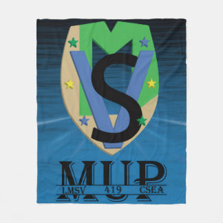 Mup Line Logo-Decke Fleecedecke