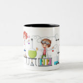 "Muppet Science Magic Tasse: Intuition Zweifarbige Tasse (Mittel)