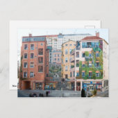 Mur des Canuts - Mur peint - Lyon Postkarte (Vorne/Hinten)