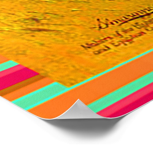 Murad Cigarettes 1910 Die türkische Zigarette Poster (Ecke)