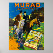Murad Cigarettes 1910 Die türkische Zigarette Poster (Vorne)