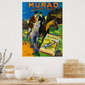 Murad Cigarettes 1910 Die türkische Zigarette Poster (Küche)