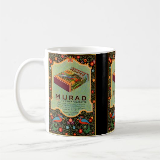 Murad Cigarettes ad Kaffeetasse (Links)