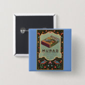Murad Cigarettes Button (Vorne & Hinten)