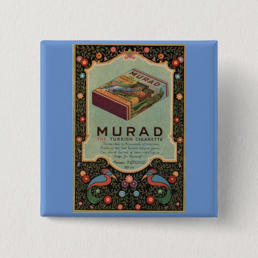 Murad Cigarettes Button (Vorderseite)