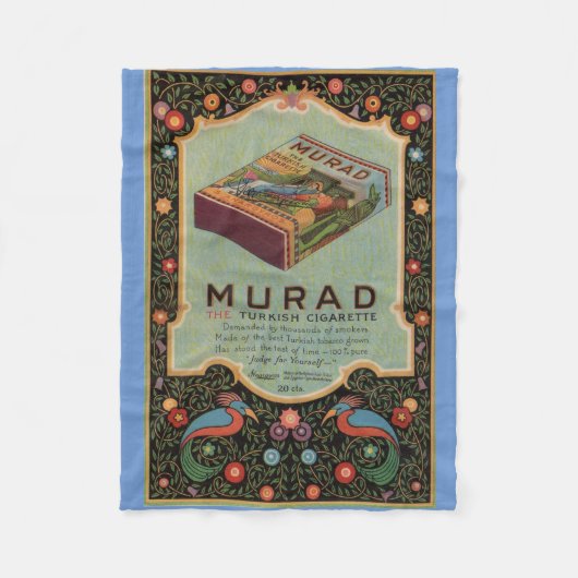 Murad Cigarettes Fleecedecke (Vorderseite)