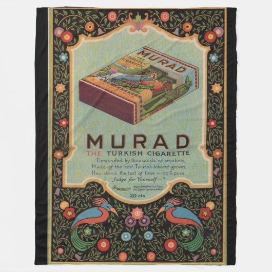 Murad Cigarettes Fleecedecke (Vorderseite)
