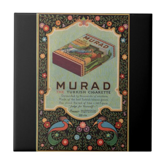 Murad Cigarettes Fliese (Vorderseite)