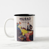 Murad Turkish Cigarettes 2 Zweifarbige Tasse (Links)
