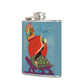 Murad zigarettes Lady reitet Riesenschildkröte Flachmann (Links)