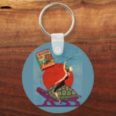 Murad zigarettes Lady reitet Riesenschildkröte Schlüsselanhänger (Vorderseite)