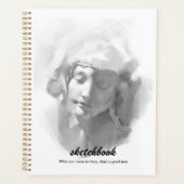 Mural Art Plaster Statue Frau Sketch Planer (Vorderseite)