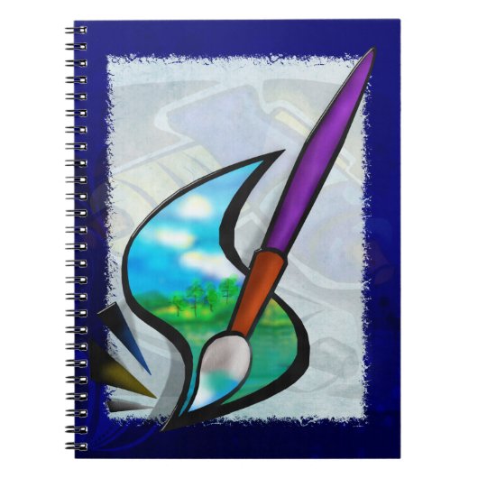 Mural Artist Graphic Design SKETCH JOURNAL Notizblock (Vorderseite)