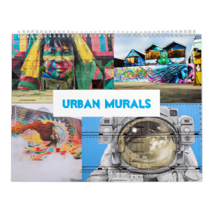 Mural Artwork Street Murals 2021 Zuhause/Office Wa Kalender