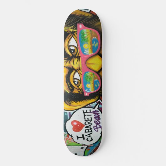 Mural Artwork Street Murals Mural Urban Design Skateboard (Vorderseite)