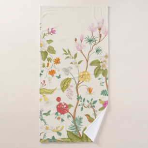 Mural. Bloom. Blühende Bäume. Vintage Bluterkranku Badehandtuch