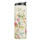 Mural. Bloom. Blühende Bäume. Vintage Bluterkranku Thermosbecher (Nach links gedreht)