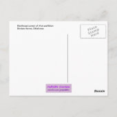 Mural der Händler in der Hauptstraße Postkarte (Rückseite)