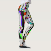 Mural Graffiti der 80er Jahre Leggings (Rechts)
