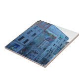 Mural in Old Quebec City, Quebec, Kanada Fliese (Seite)