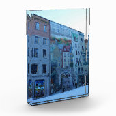 Mural in Old Quebec City, Quebec, Kanada Fotoblock (Links)