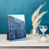 Mural in Old Quebec City, Quebec, Kanada Fotoplatte (Seite)