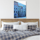 Mural in Old Quebec City, Quebec, Kanada Leinwanddruck (Insitu (Schlafzimmer))