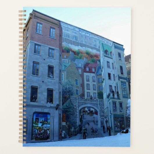 Mural in Old Quebec City, Quebec, Kanada Planer (Vorderseite)