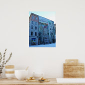 Mural in Old Quebec City, Quebec, Kanada Poster (Küche)