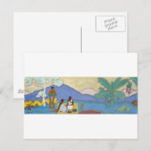 Mural von Arman Manookian c. 1930 Postkarte (Vorne/Hinten)