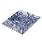 Mural von Shrimps unter Sea Dark Blue Ocean Pc#9 Fliese (Seite)