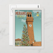 Murano Camapnile Postkarte (Vorne/Hinten)
